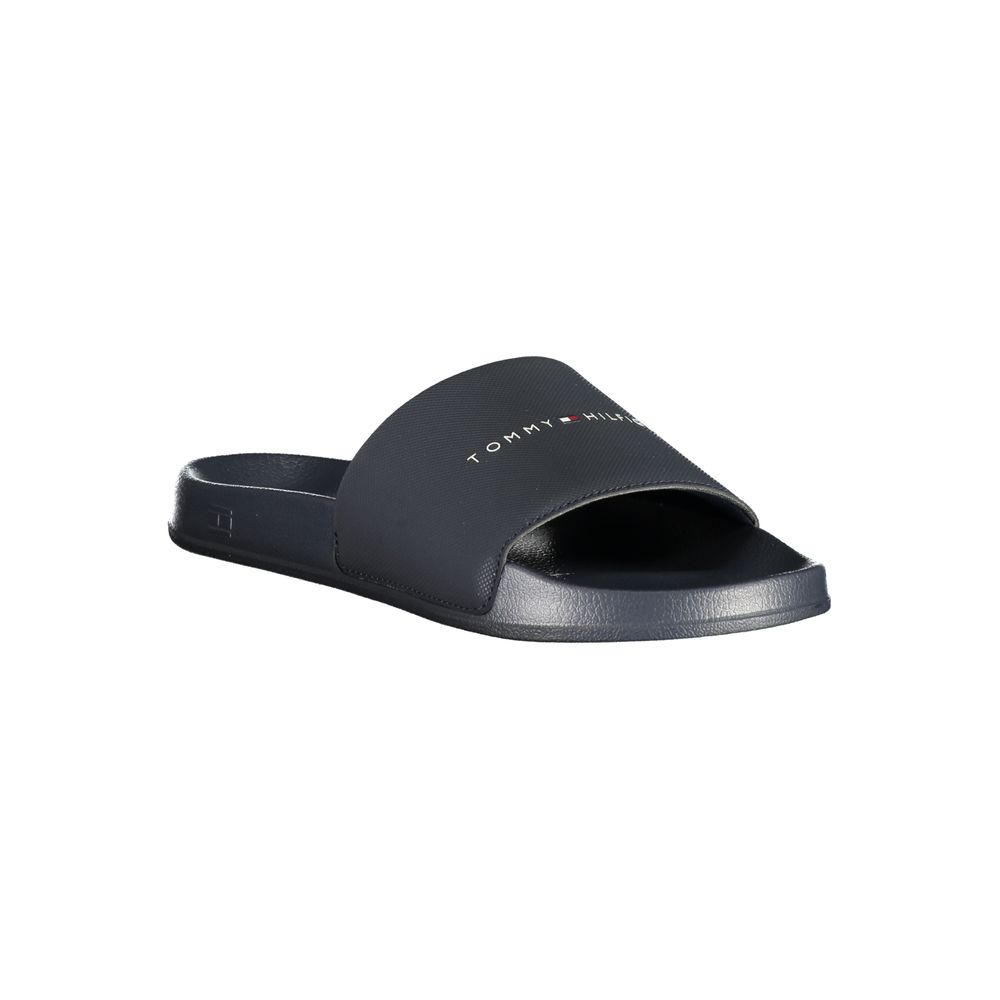 Tommy Hilfiger Blue Polyurethane Men's Slipper