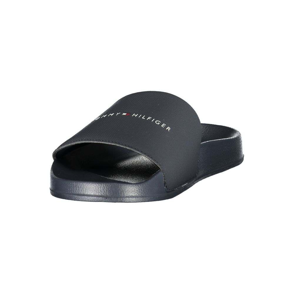 Tommy Hilfiger Blue Polyurethane Men's Slipper