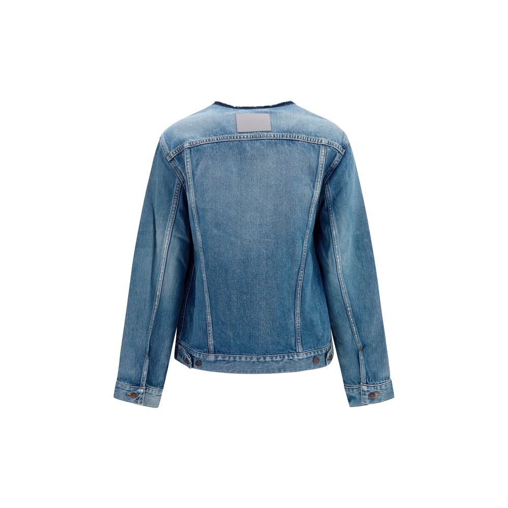 Balenciaga Blue Wool Oves Aries Denim Jacket
