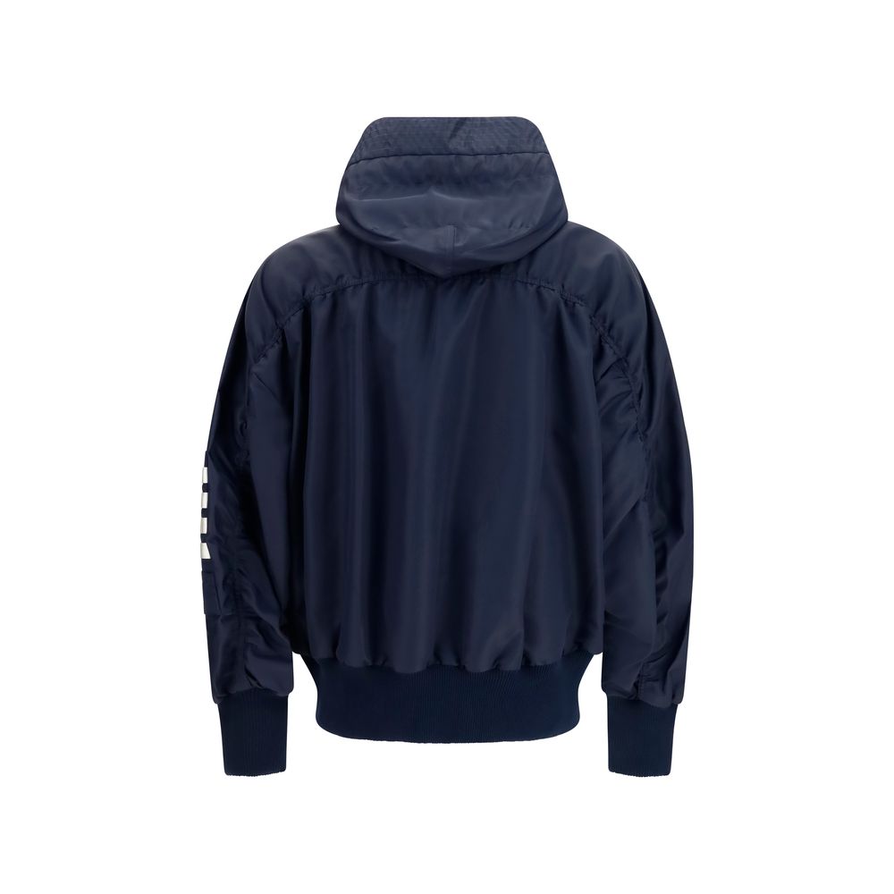 Thom Browne Black Cotton Shell Jacket