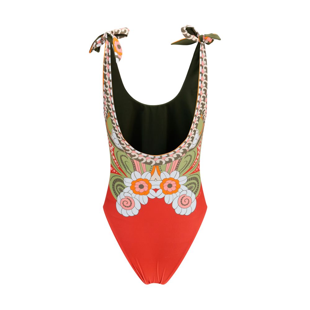 La Double J Multicolor Polyamide One-Piece Swimsuit