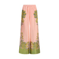 La Double J Multicolor Silk Casual Pants