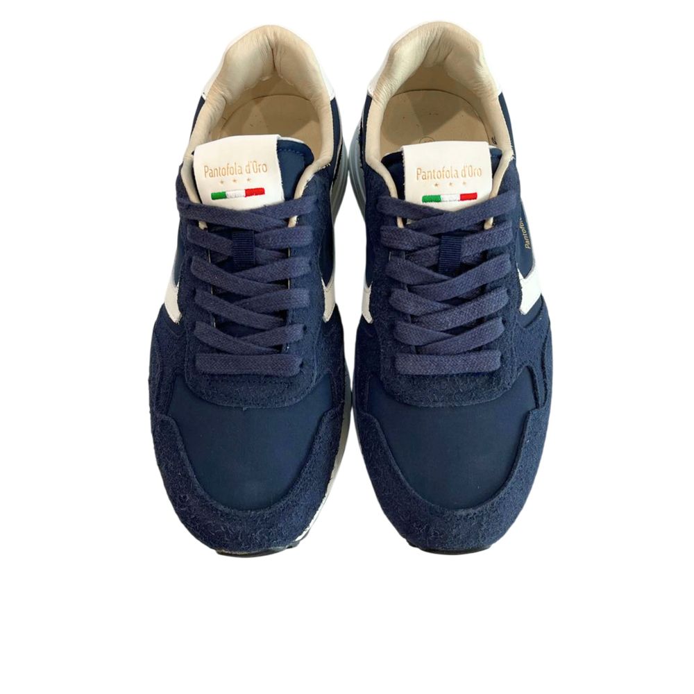 Pantofola D'Oro Blue Suede Men Sneaker