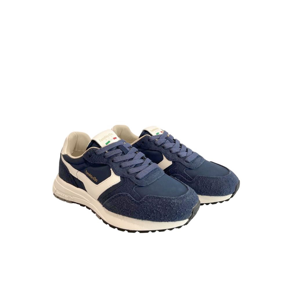 Pantofola D'Oro Blue Suede Men Sneaker