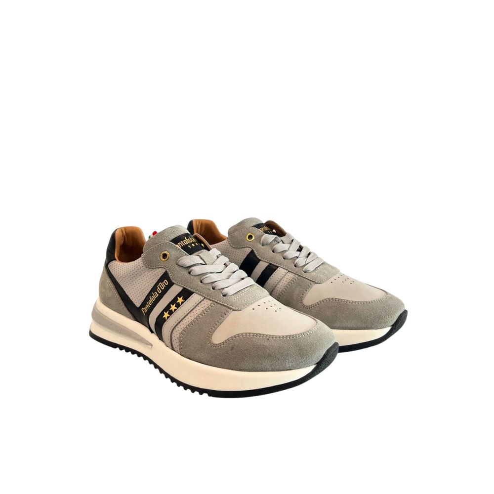 Pantofola D'Oro Grey Suede Men Sneaker
