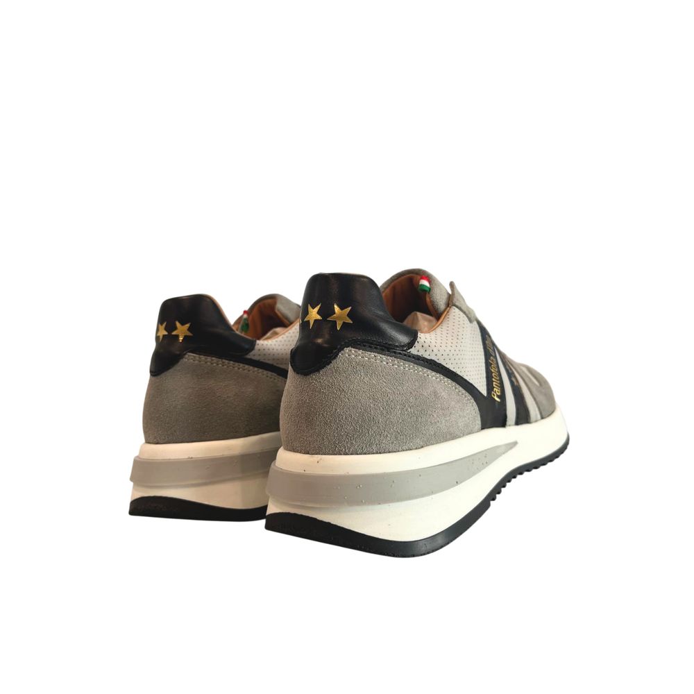 Pantofola D'Oro Grey Suede Men Sneaker