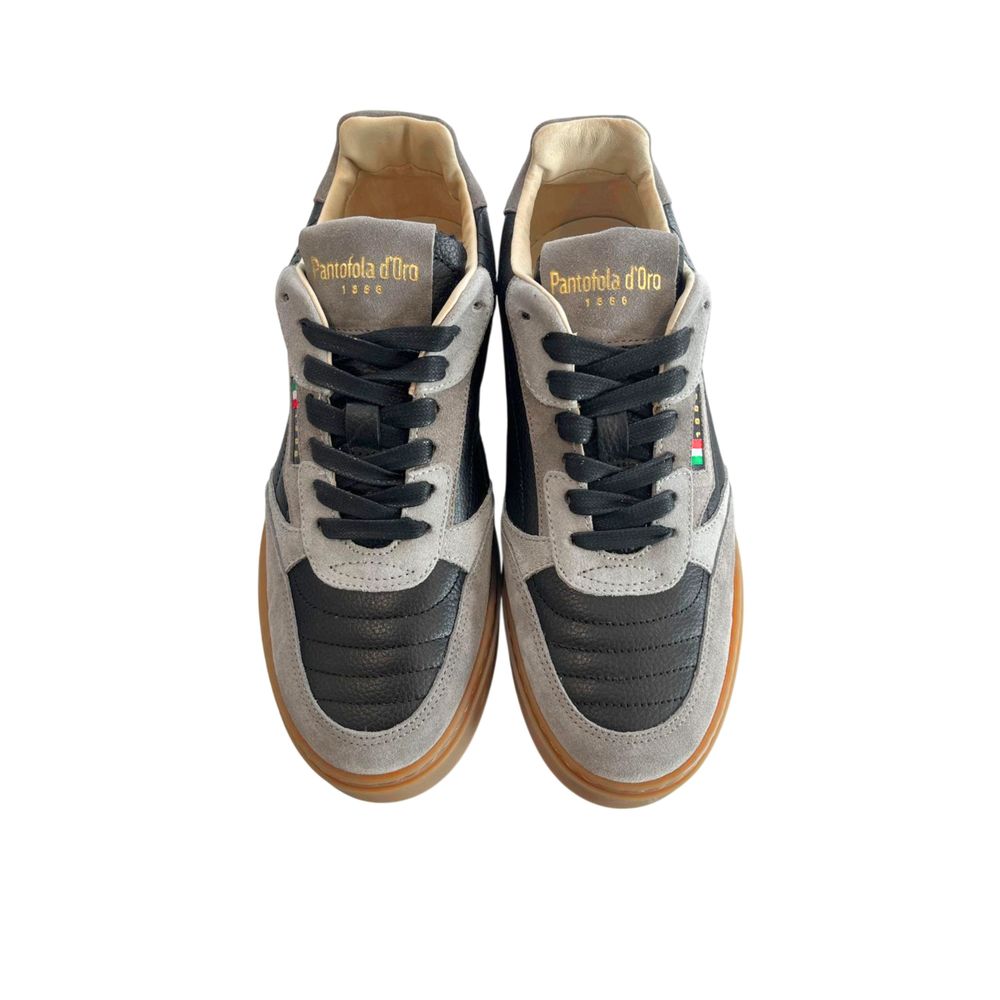 Pantofola D'Oro Grey Suede Men Sneaker