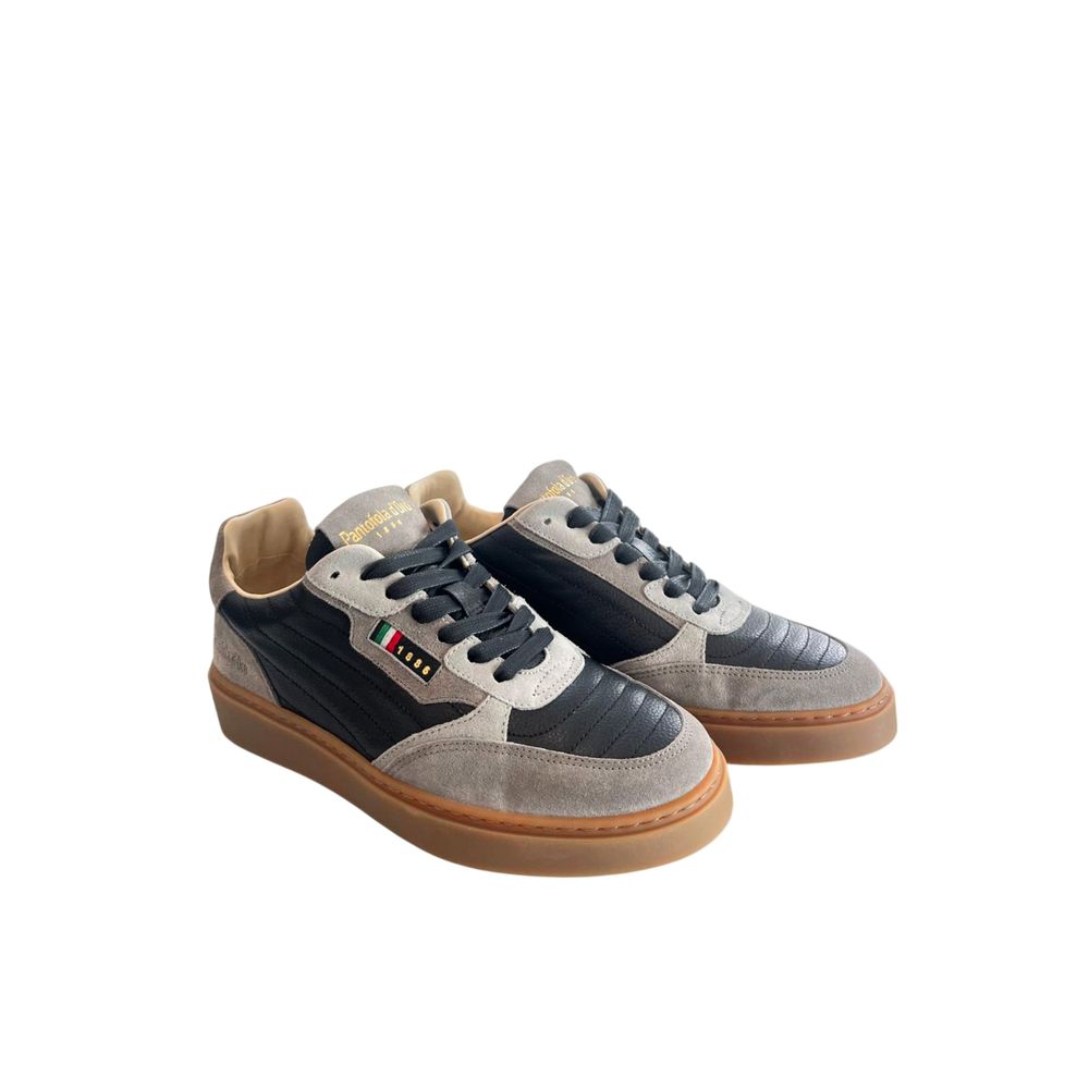 Pantofola D'Oro Grey Suede Men Sneaker