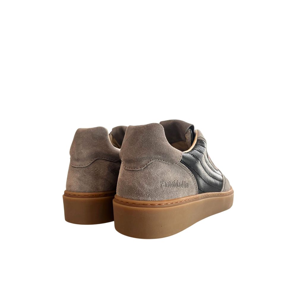 Pantofola D'Oro Grey Suede Men Sneaker