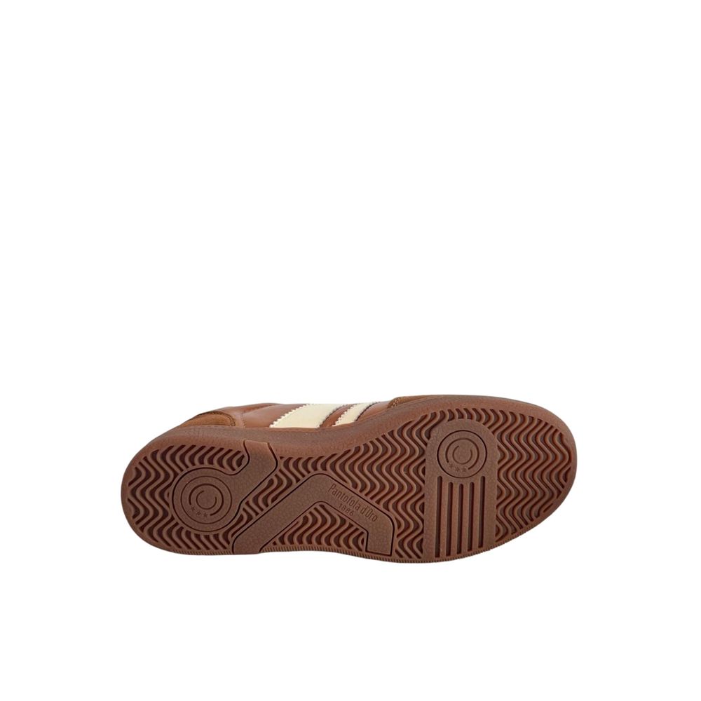 Pantofola D'Oro Brown Suede Men Sneaker