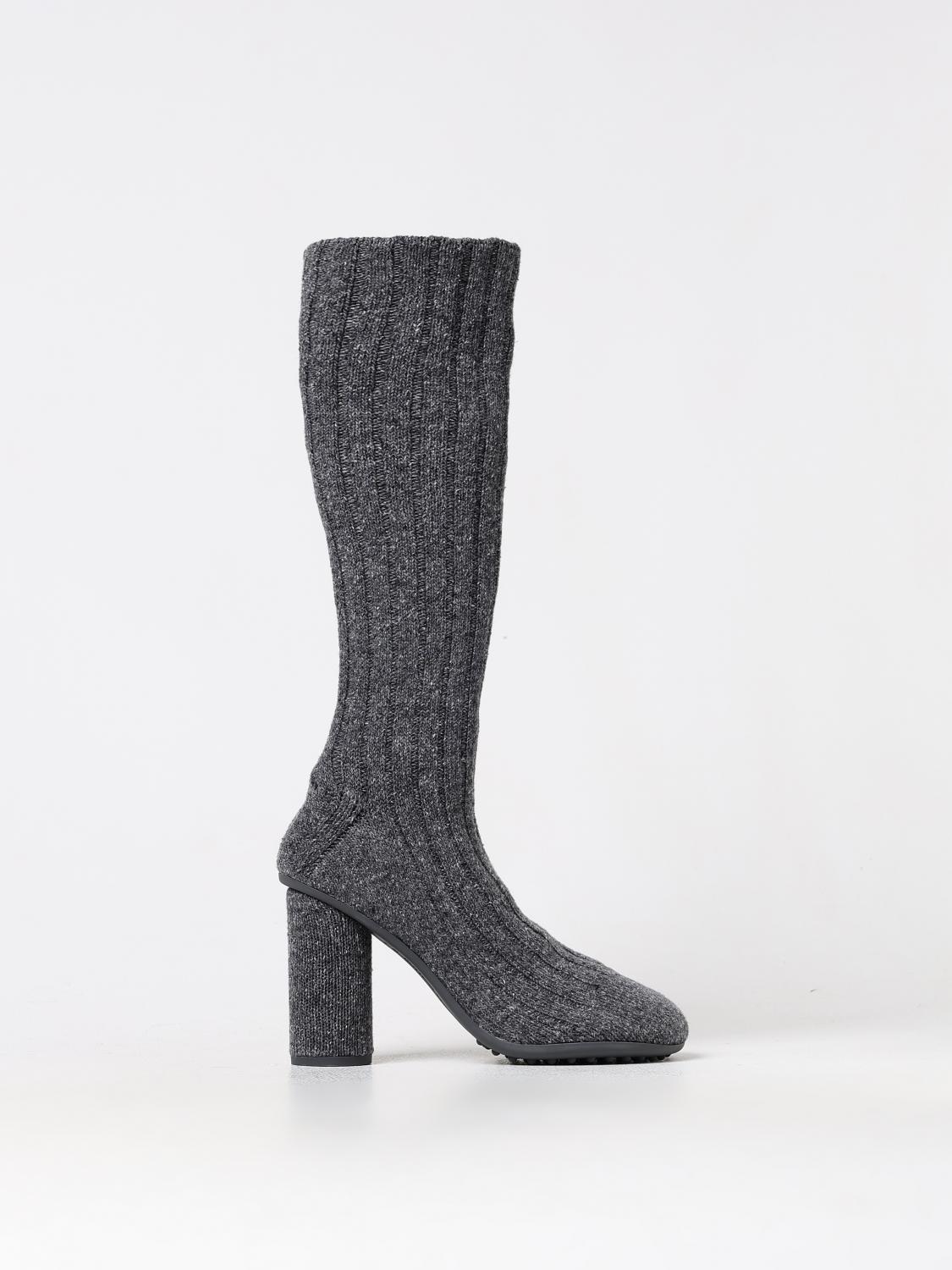 Bottega Veneta Gray Wool Over The Knee