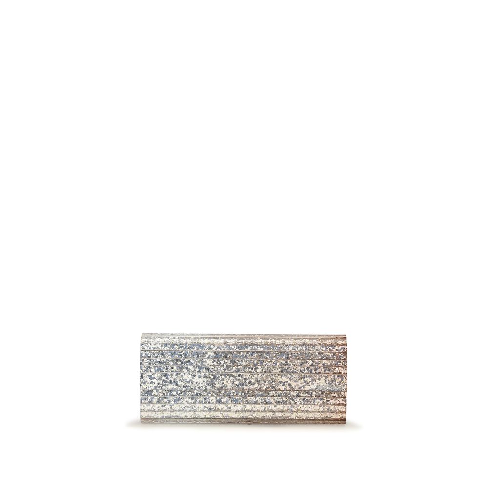 Jimmy Choo Gold Plexiglass Clutch Bag