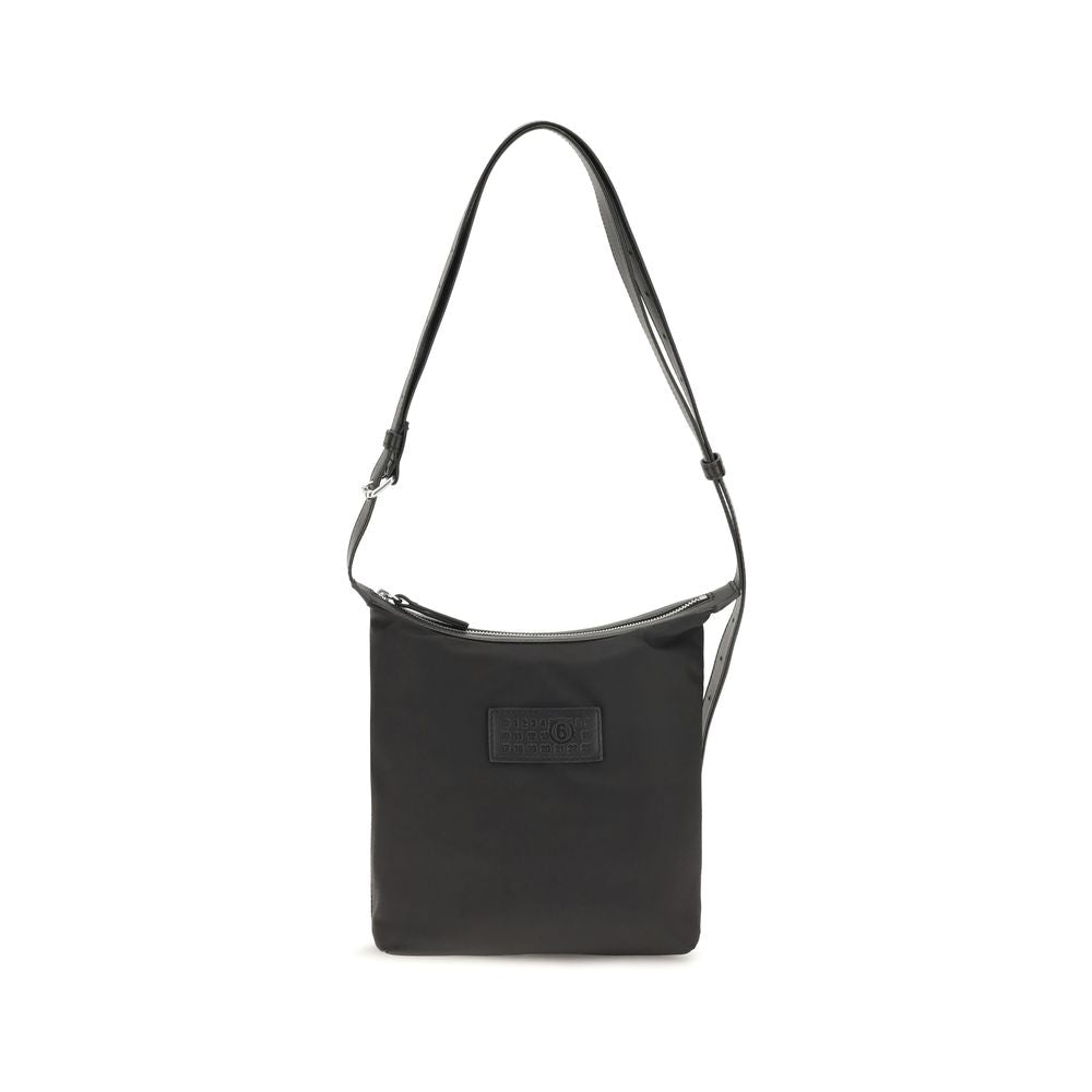 MM6 Black Nylon Shoulder Bag