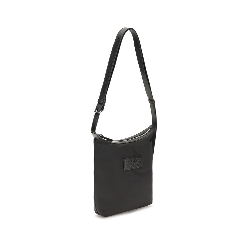 MM6 Black Nylon Shoulder Bag