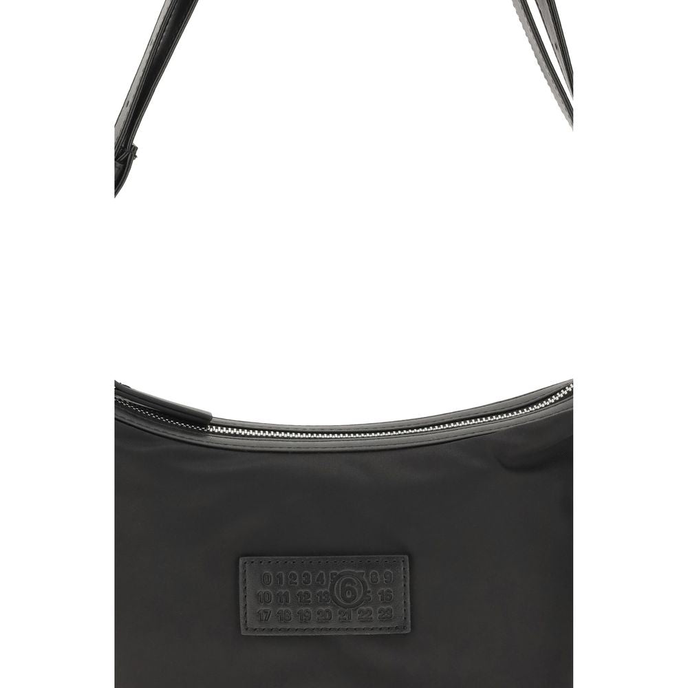 MM6 Black Nylon Shoulder Bag