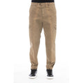 Peserico Brown Cotton Men Pant