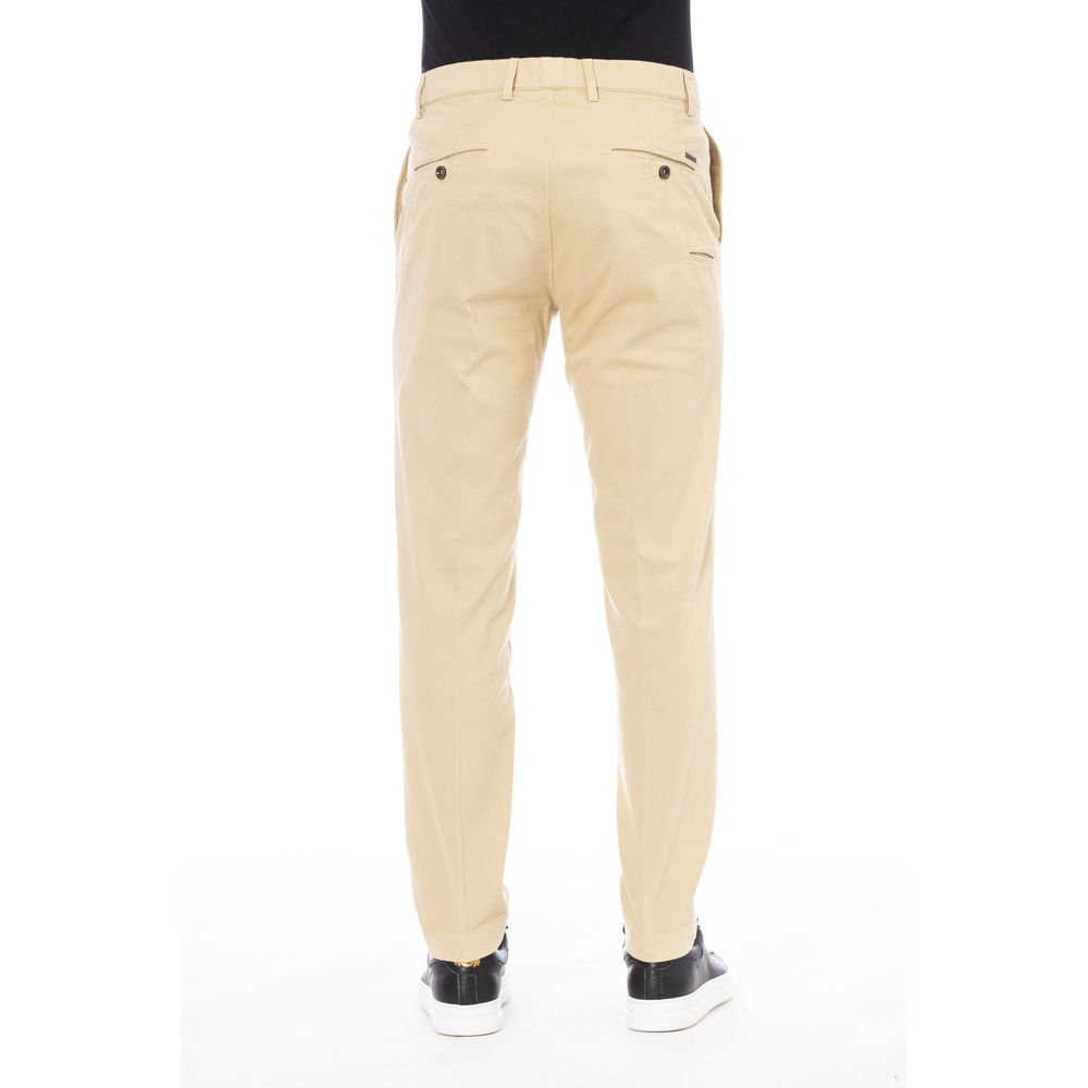 Peserico Beige Cotton Men's Pant