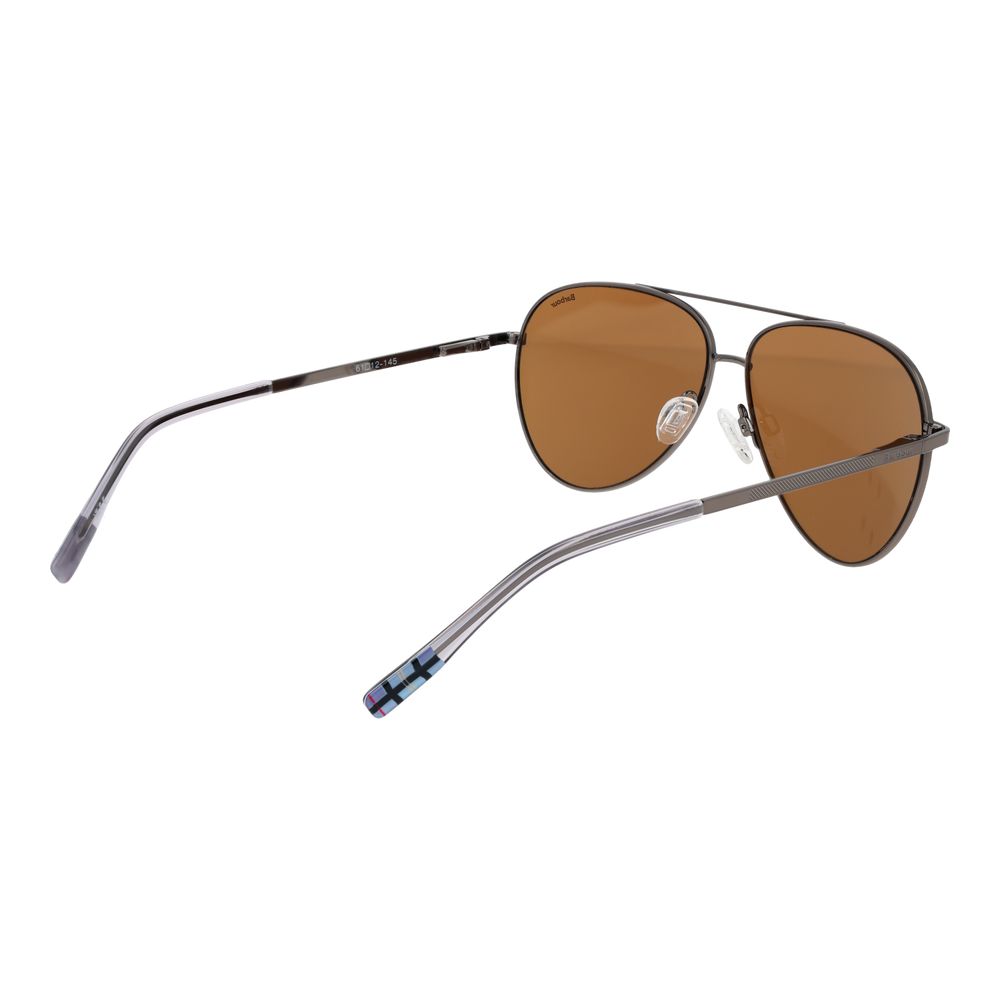 Barbour Gray Metal Sunglasses