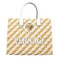 Versace Beige Fabric Handbag