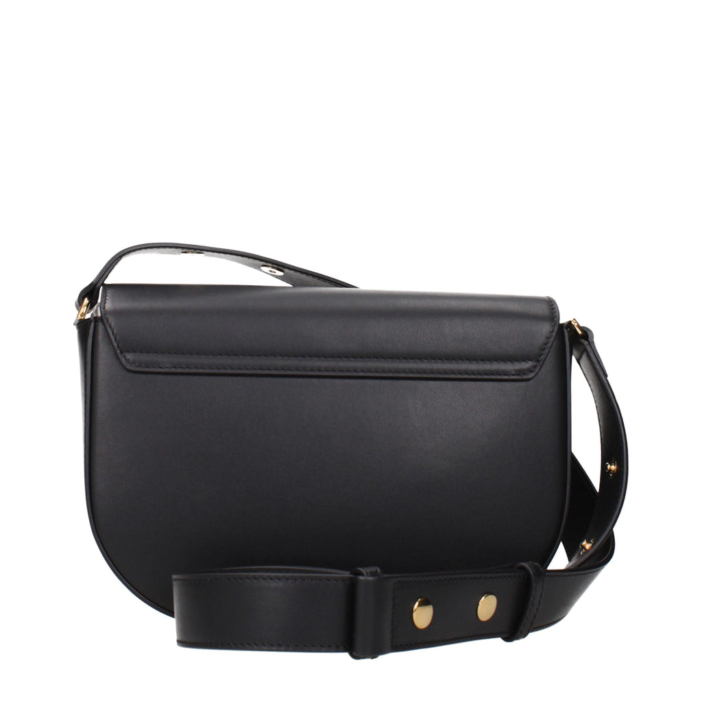 Versace Black Leather Crossbody Bag