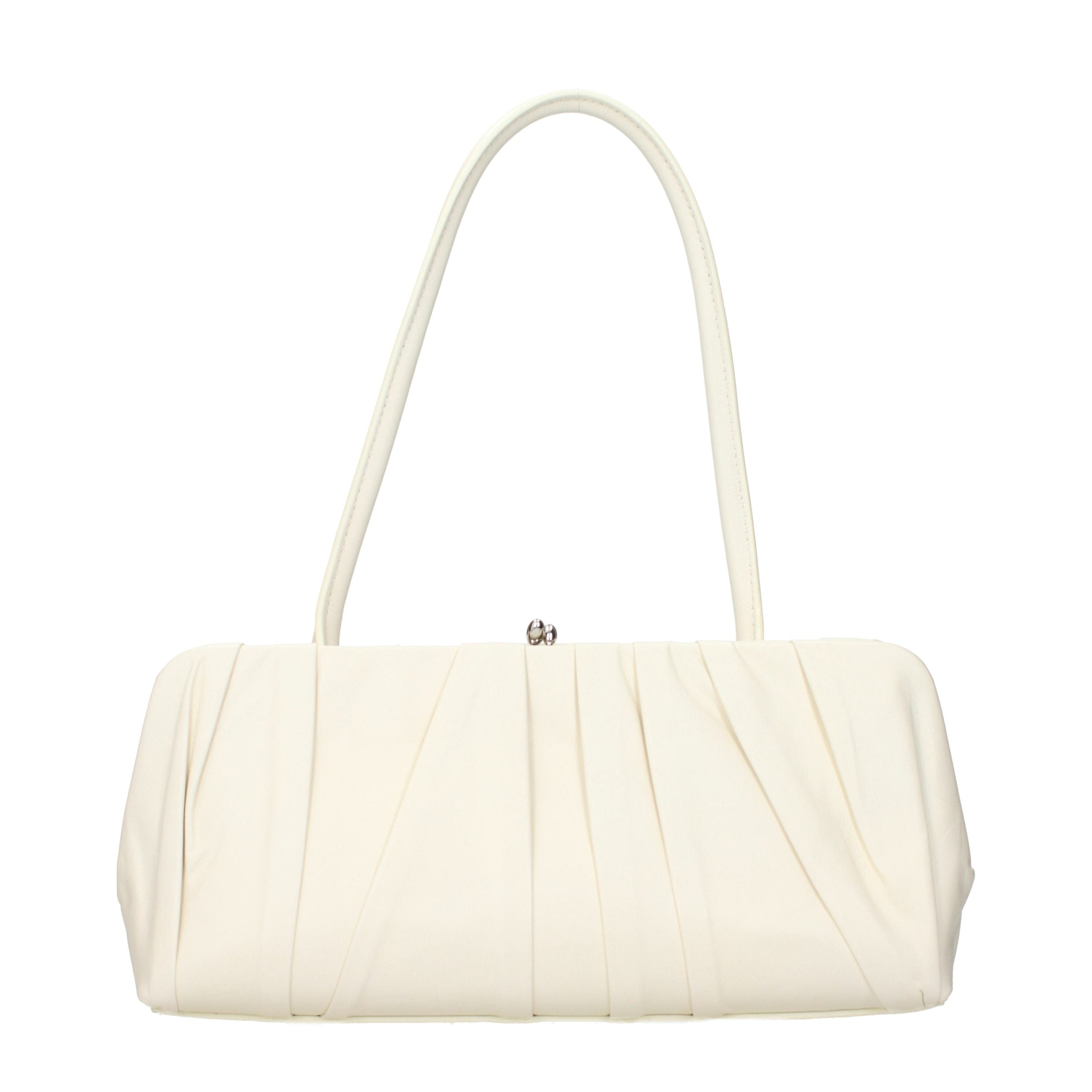 Jil Sander White Leather Shoulder Bag