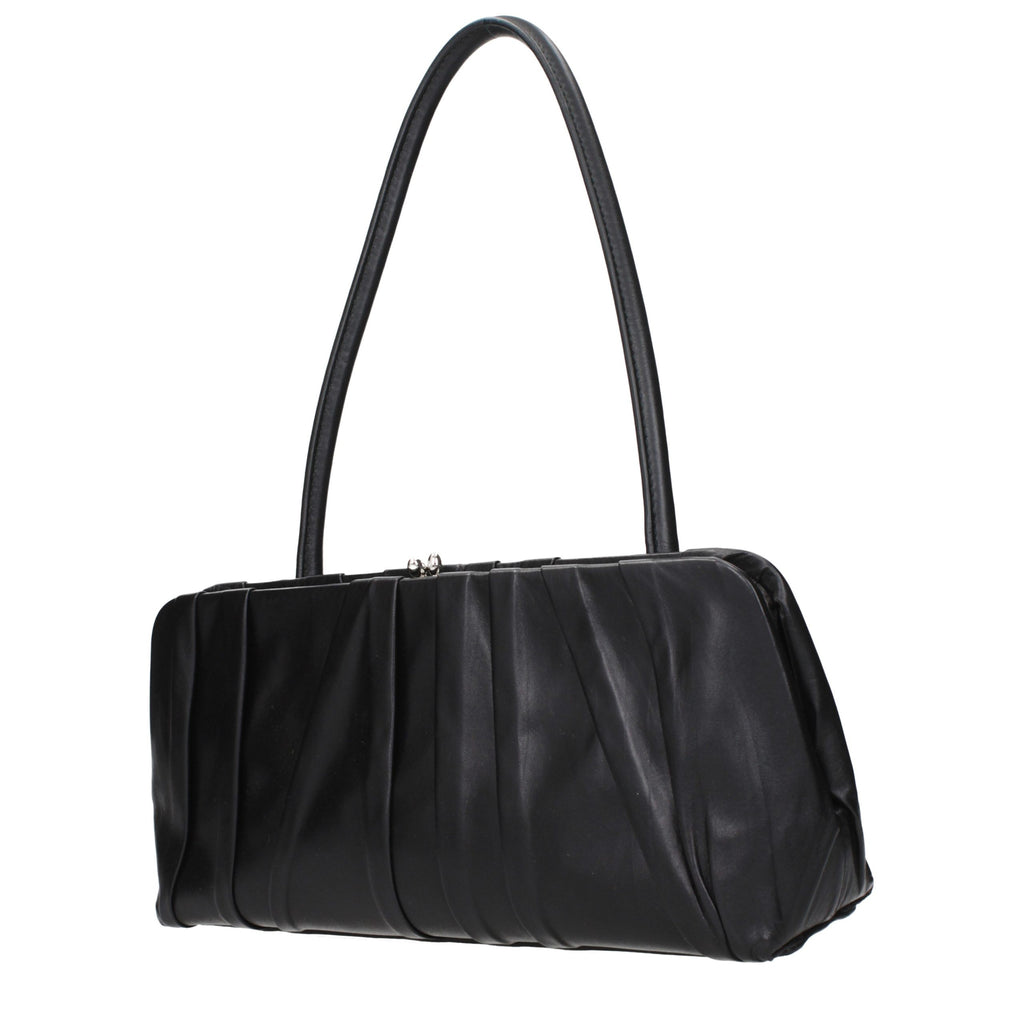 Jil Sander Black Leather Shoulder Bag