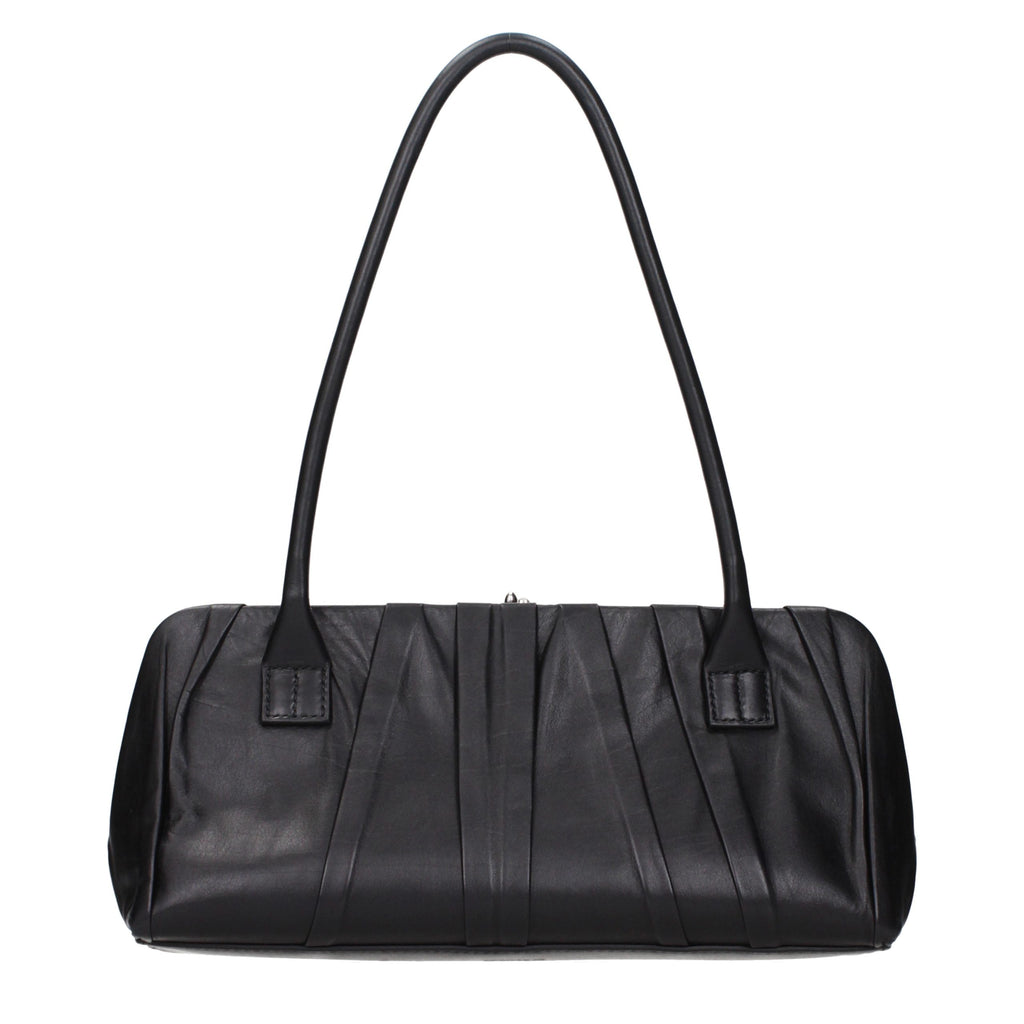 Jil Sander Black Leather Shoulder Bag