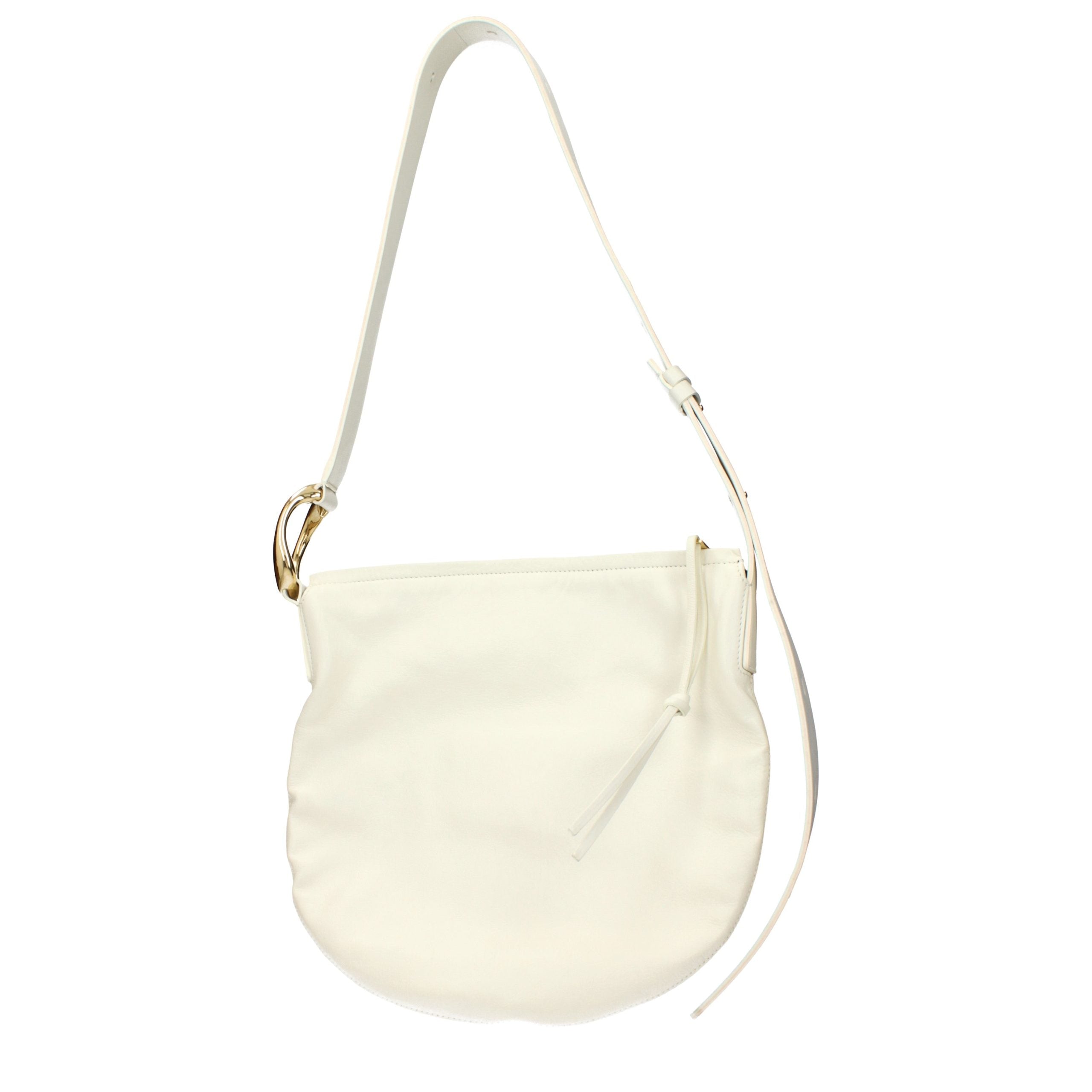 Jil Sander Beige Leather Crossbody Bag