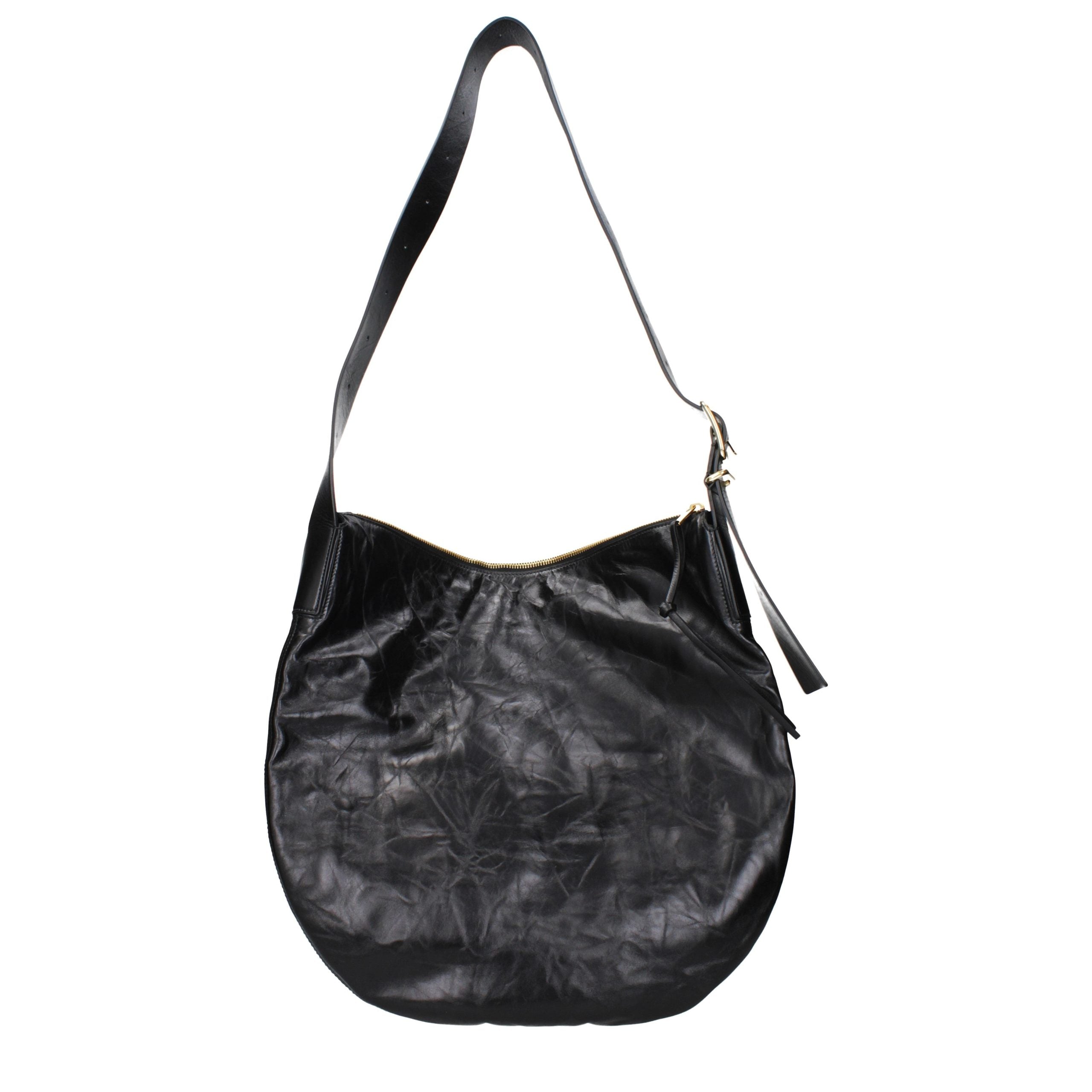 Jil Sander Black Leather Crossbody Bag