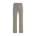 Versace Beige Cotton Tapered Jeans
