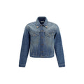 Versace Blue Cotton Denim Jacket