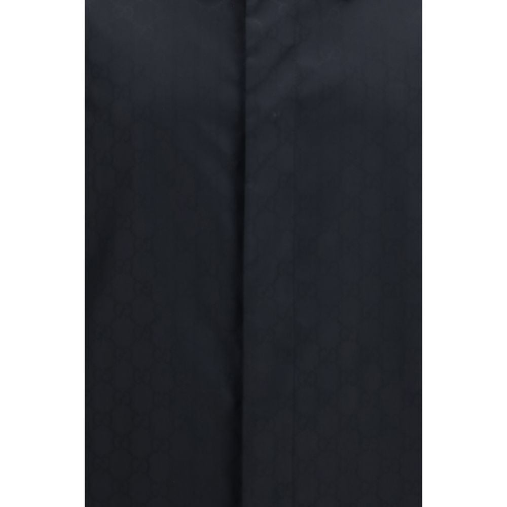 Gucci Black Polyamide Full-Length Jacket