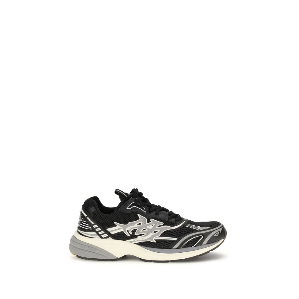 Amiri Black Calf Leather Bos Taurus Athletic Sneakers