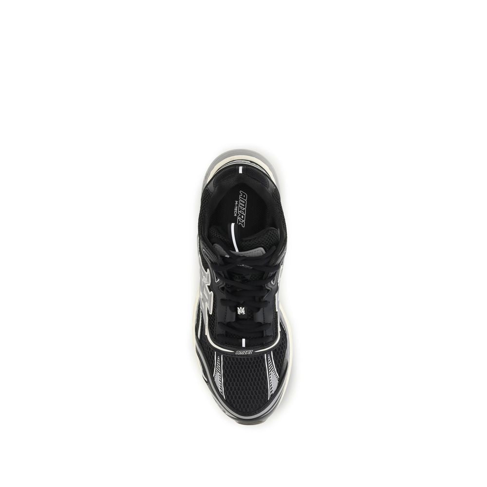 Amiri Black Calf Leather Bos Taurus Athletic Sneakers