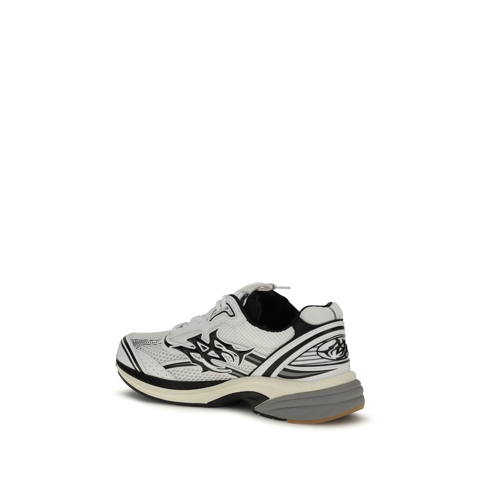 Amiri White Calf Leather Bos Taurus Athletic Sneakers