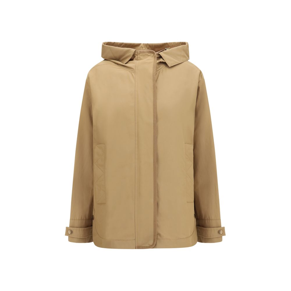 Moncler Beige Polyamide Shell Jacket
