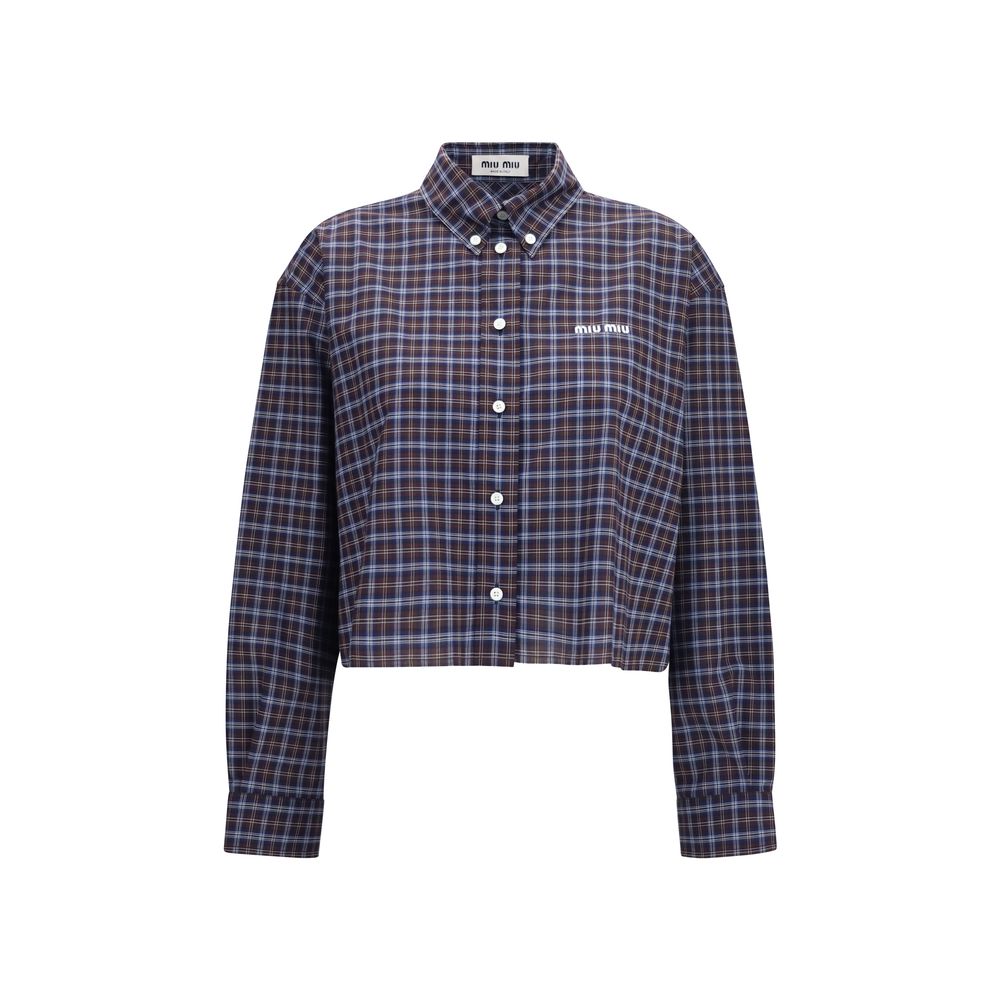 Miu Miu Multicolor Cotton Pattern Shirt