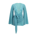 Oséree Blue Polyamide Cocktail Dress