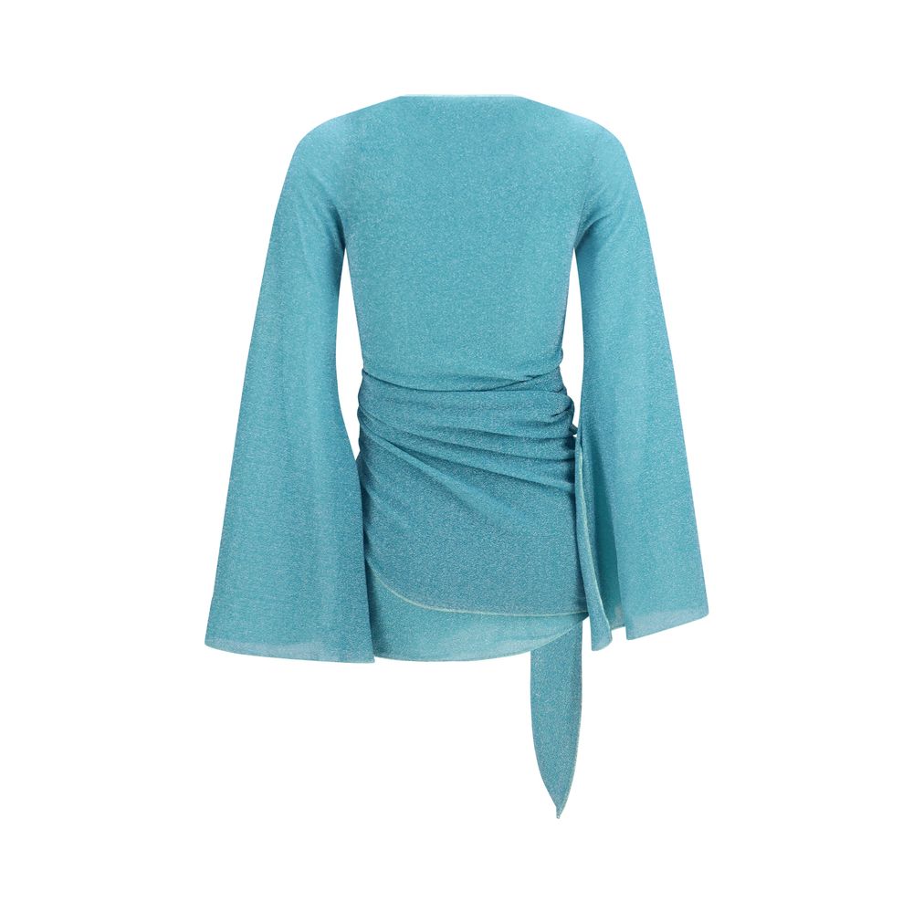 Oséree Blue Polyamide Cocktail Dress