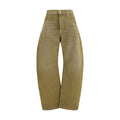 The Attico Brown Cotton Jeans Denim