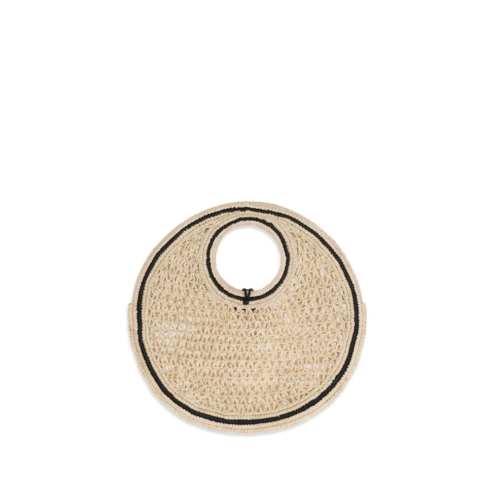 Jacquemus Beige Raffia Handbag