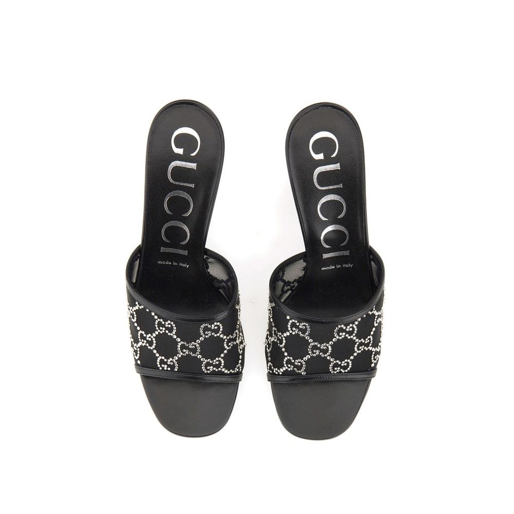 Gucci Black Polyamide Mules