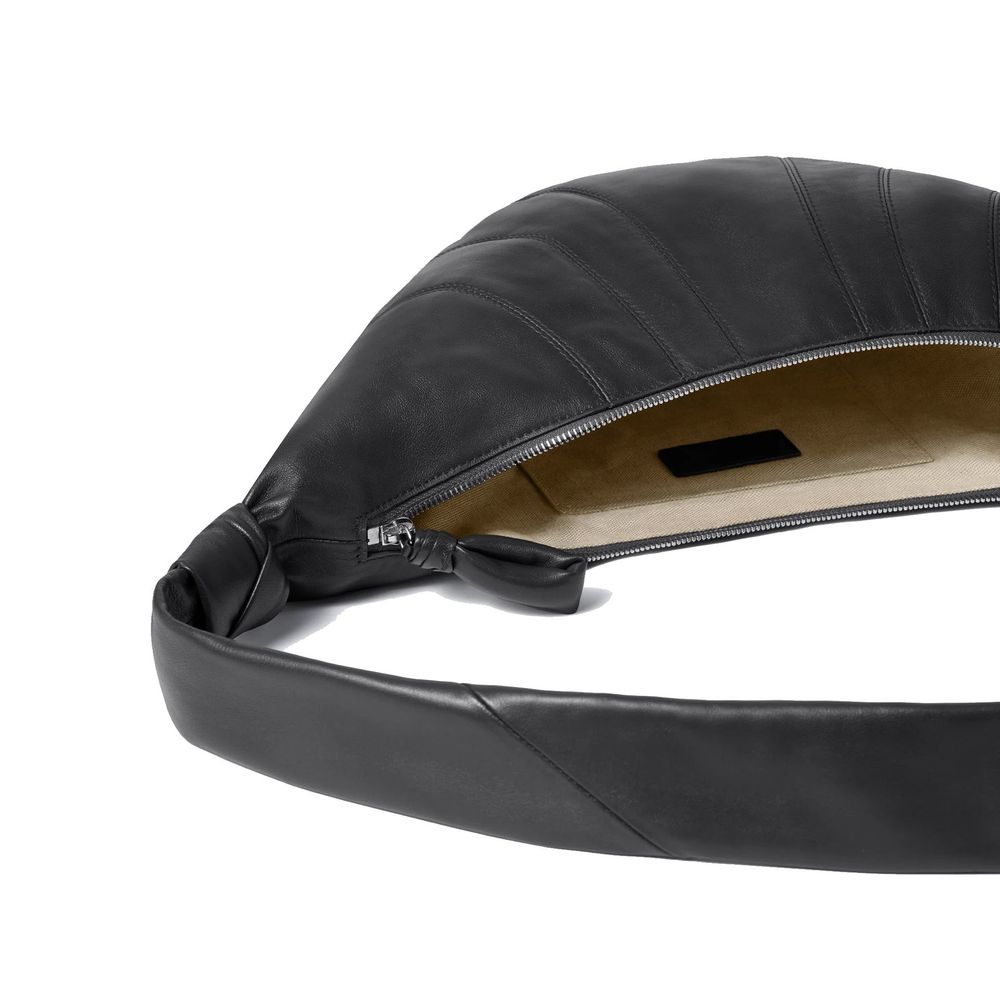 Lemaire Black Lamb Leather Shoulder Bag