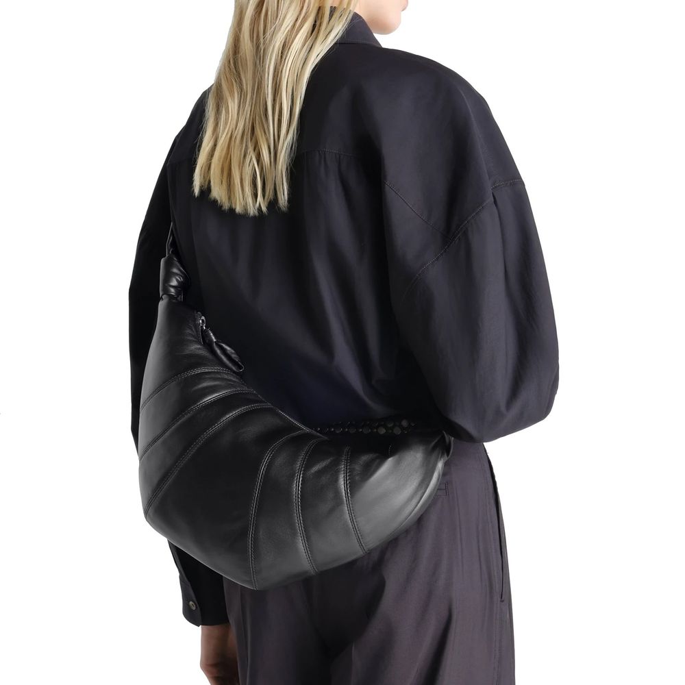 Lemaire Black Lamb Leather Shoulder Bag