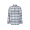 Burberry Blue Cotton Dress Shirt