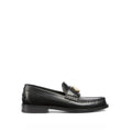 Gucci Black Leather Slip-On Loafers