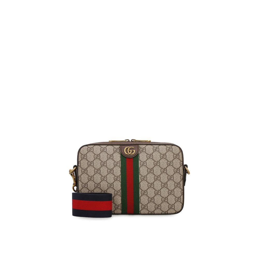 Gucci Beige Cotton Shoulder Bag