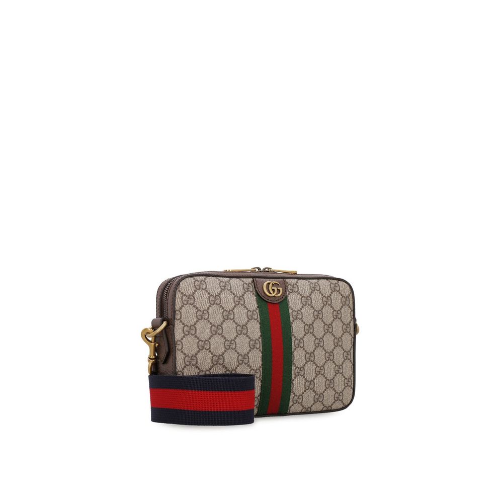 Gucci Beige Cotton Shoulder Bag