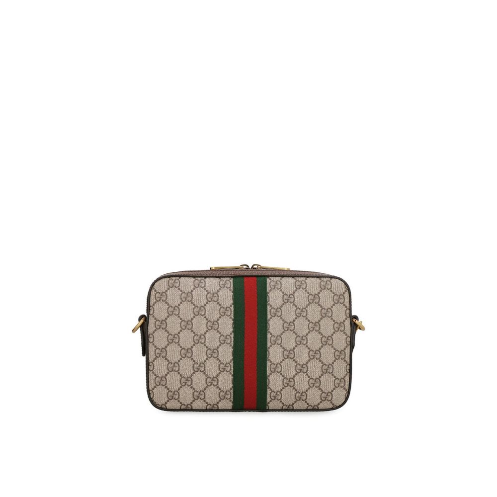 Gucci Beige Cotton Shoulder Bag