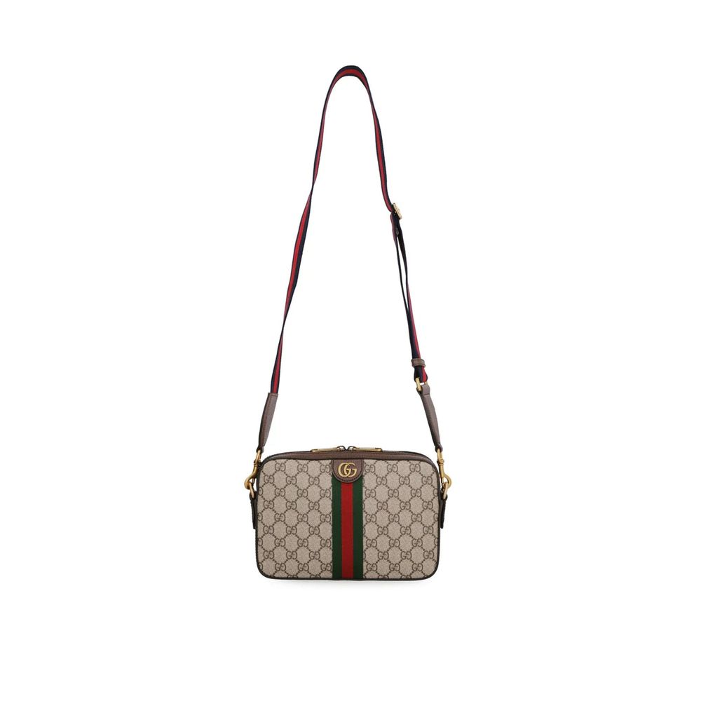 Gucci Beige Cotton Shoulder Bag